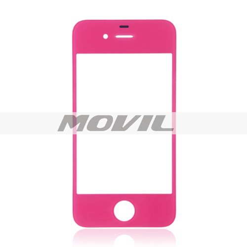 Replacement Front Glass for iPhone 44S4 CDMA GSM (Rose)